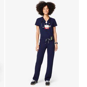 Figs Livingston Scrub Pants  Medium  Navy